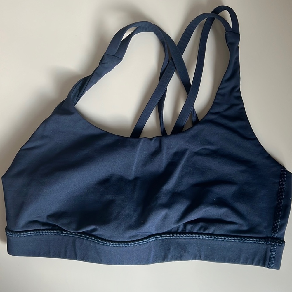 NEW Lululemon Energy Sports Bra in Navy Blue